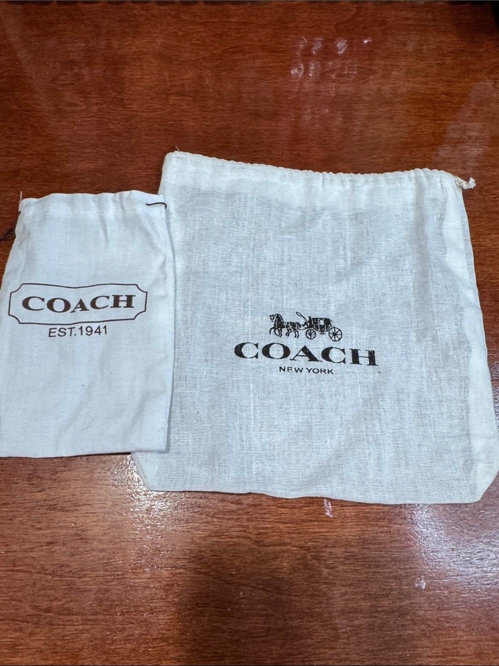 Coach Drawstring Dustbags